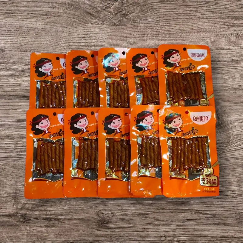 PAKET 20 PCS snack Latio Tendon mini spicy 0