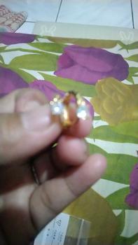 Product Review of Yaxiya Anting Jepit / Klip Wanita Mata Satu Simpel Perhiasan Aksesoris 764 from S**h g**😍 1