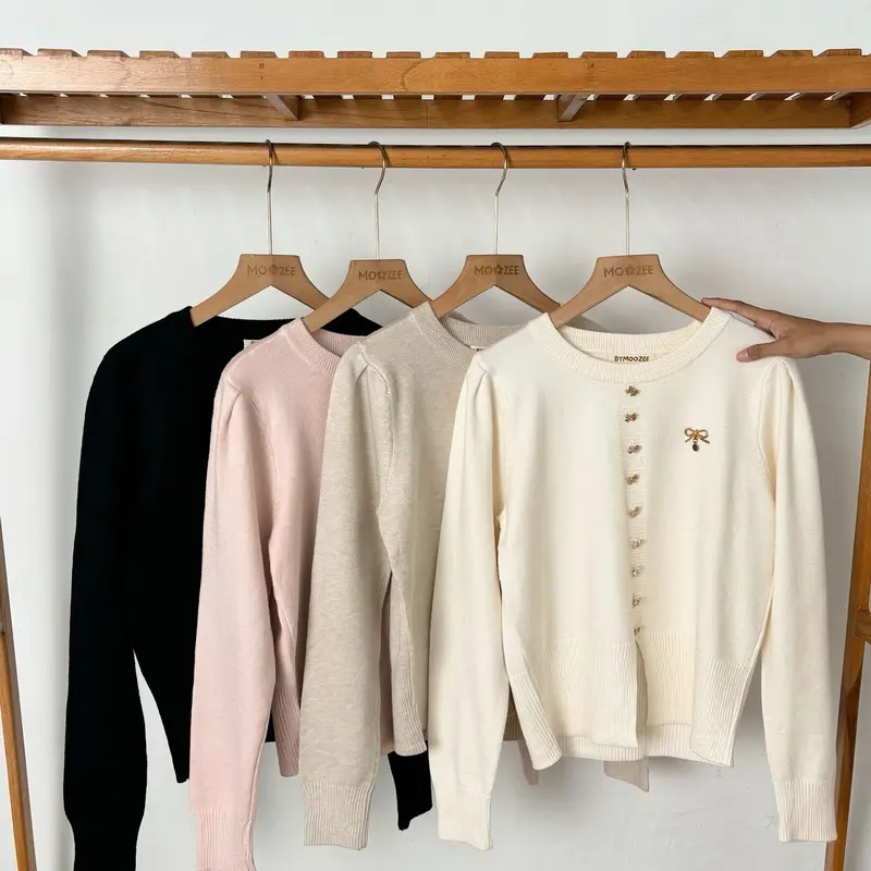 BYMOOZEE VELVE KNIT TOP / ATASAN RAJUT WANITA / SWEATER KNIT Knitwear 2