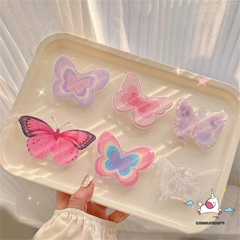 Product Introduction of Caseunicorn-Giá Đỡ Điện Thoại Có Thể Mở Rộng Thông Dụng, Gradient, Tưởng Tượng, Bướm, Phim Hoạt Hình, Dễ Thương, Mèo Lotso, Chó, Tay Cầm Hàn Quốc, Nhẫn 14