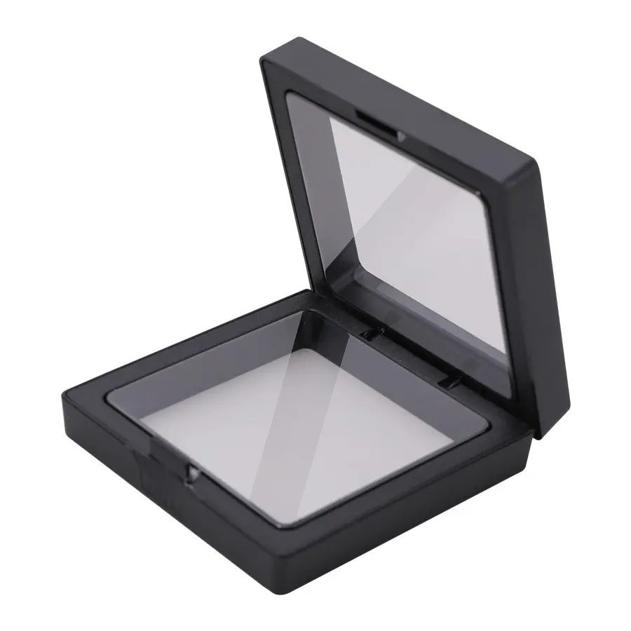 Transparent PE Film Jewelry Organizer Box - Anti-Tarnish Storage for Earrings, Necklaces, Accessories, Portable Travel Case with Stylish Instagrammable Design