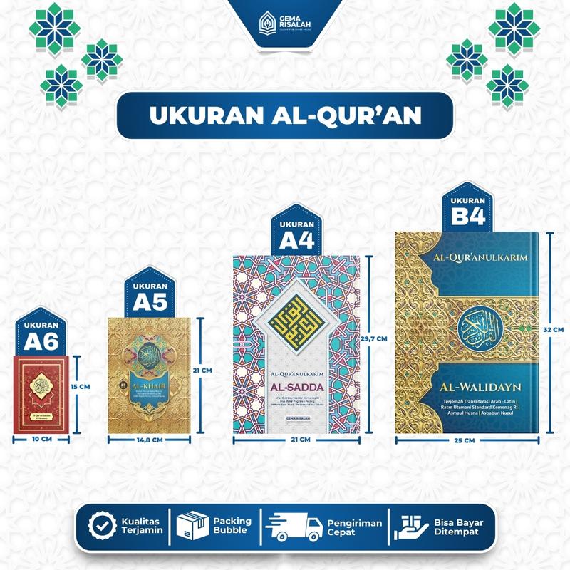 Alquran Al Sadda A5 Khat Bombay Premium HVS 15 x 21cm Non Terjemah 6