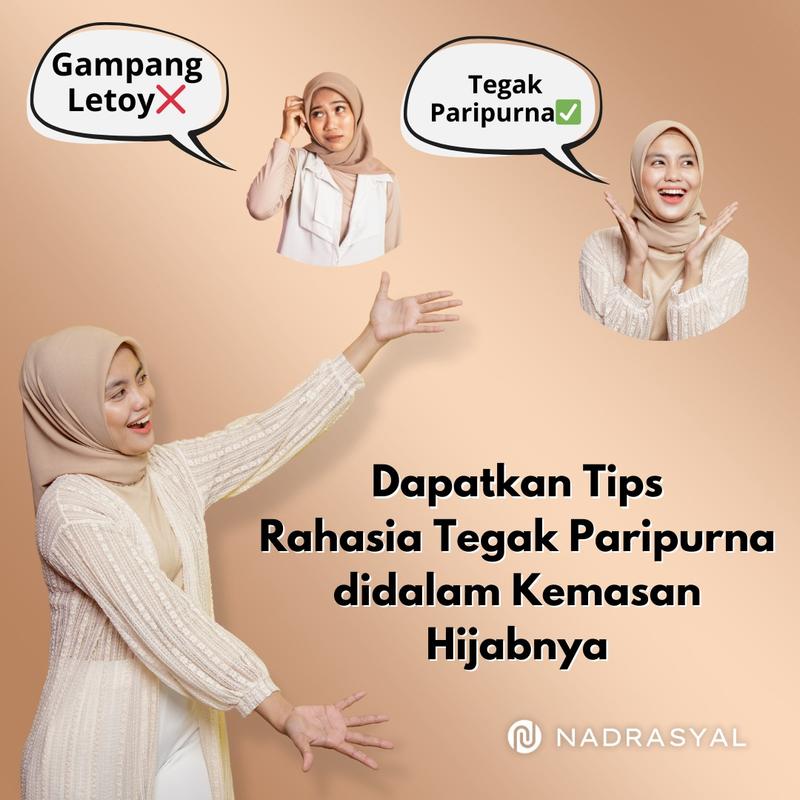 NADRASYAL - Plain Square Hijab Segiempat Polycotton Hijab Persegi Wangi Bella Square (TANPA LABEL) Nyaman Muslim Kerudung Basic 2
