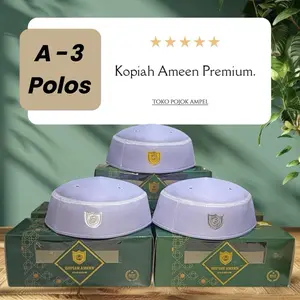 Peci / Kopiah Malaysia A-3 Original – by Ameen, Motif  | Polos |.