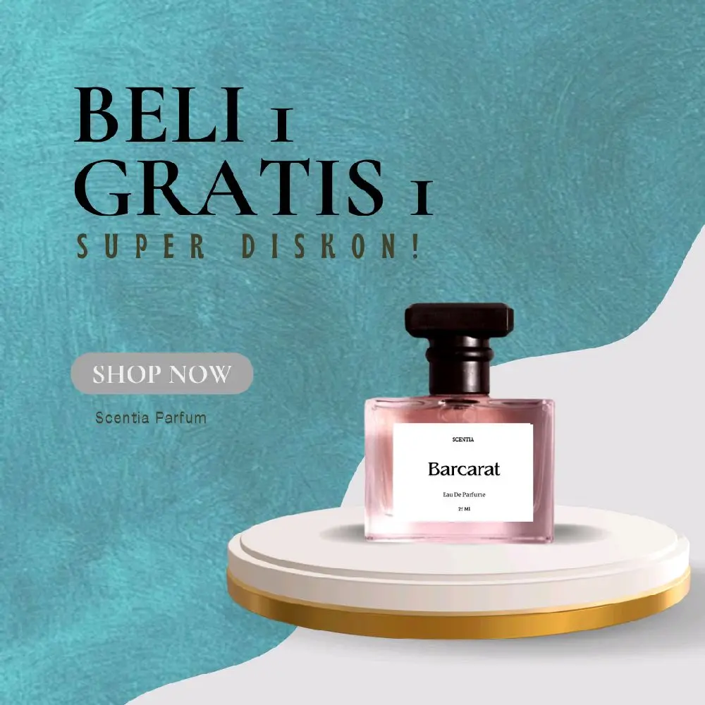 PROMO TERBARU! BELI 1 GRATIS 1 - Parfum Varian Aroma [Barcarat] 25ml Uniseks, Cocok untuk Pria & Wanita | Wangi Cedar, Amoxan, dan Oakmoss | Parfum Elegan untuk Semua Kalangan
