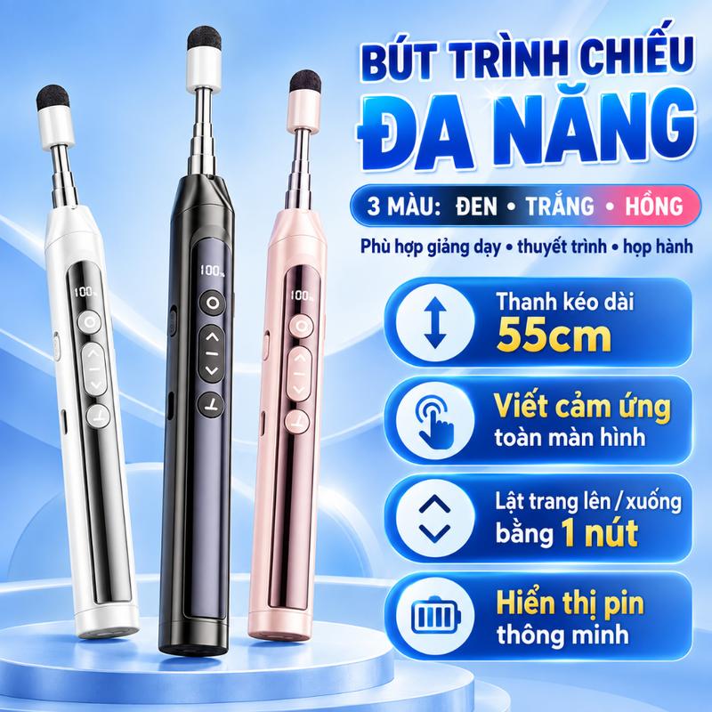 BÚT TRÌNH CHIẾU LASER S21 4IN1, BÚT CHỈ LASER ĐIỀU KHIỂN POWERPOINT PPT TỪ XA, THIẾT BỊ LẬT SLIDE THUYẾT TRÌNH, TÍCH HỢP HẸN GIỜ HIỂN THỊ PIN, SẠC USB TIỆN LỢI, THIẾT KẾ NHỎ GỌN DỄ SỬ DỤNG CHO GIẢNG DẠY HỌP HÀNH VÀ VĂN PHÒNG
