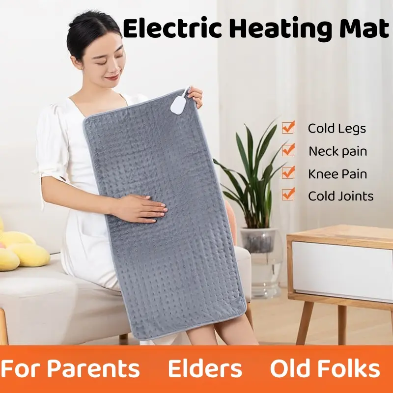 SG Electric Heating Pad Back Neck Massager Menstrual Pain Relief Travel Shoulder Waist Arm Warm Stomach Massage Heat