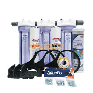 Paket Filter Air 3 Saringan siap Pakai (Clear 10" drat 3/4" SSC)