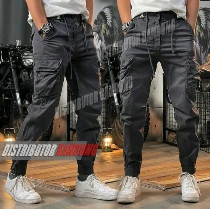 celana carggo panjang polos I celana karggo panjang pria wanita I celana carggo murah I celana katun loreng celana panjang polos Cargo Jogger Twill