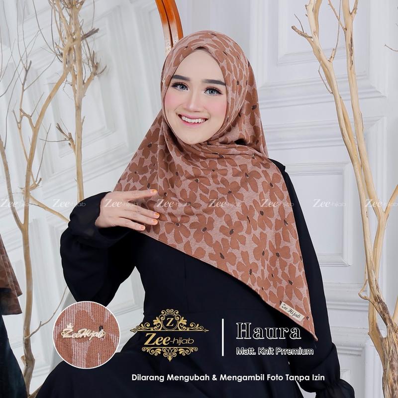 GerayHijab- Segitiga Instan Haura bahan Knit by Zee hijab 1
