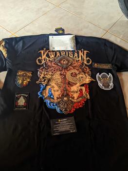 Product Review of Paramesti Tshirts Kaos Jawa Ndugal Kwarisan Budaya Wayang Pria Pramesti Distro Cewek Cowok Manual Plastisol Cotton Combed 24s Terbaru Jumbo Estetik Kekinian Unik Viral Keren Bergaransi XXL Autentik Kata kata Filosofi Pitutur Otentik Original Terlaris from D**y b**g k**l 1