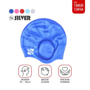 Topi Renang Dewasa SILVER Silikon - 17010.102