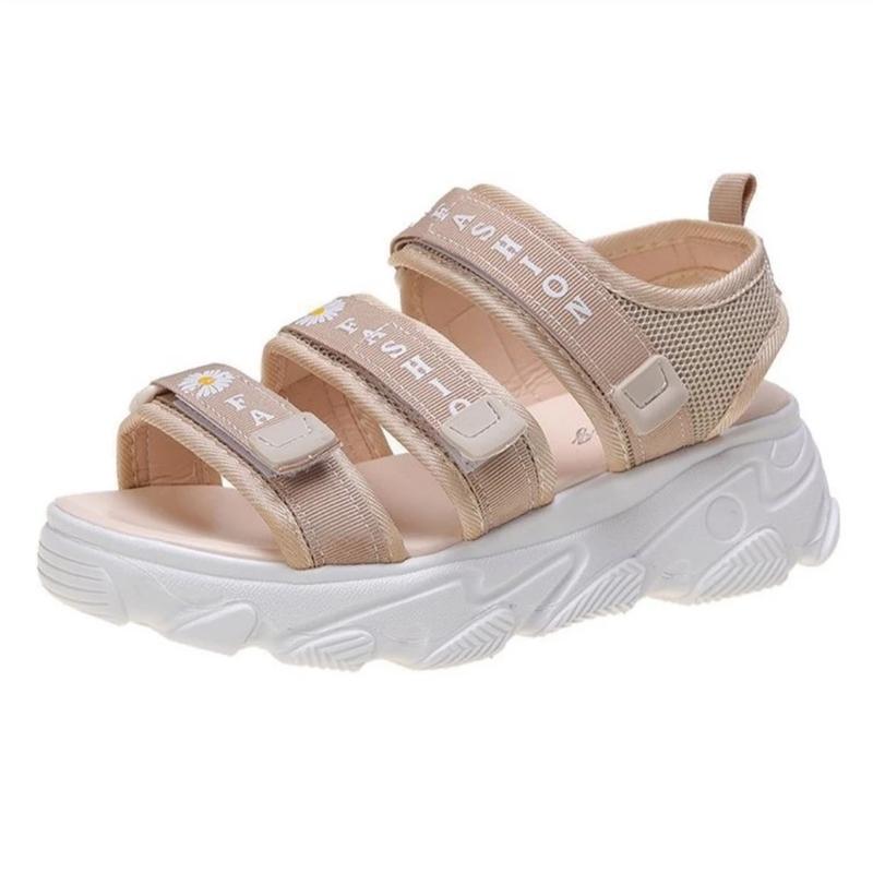 Sandal Korea Gunung Pereman Anak-Anak dan Dewasa Flat Korean fashion Flower Kekinian 5