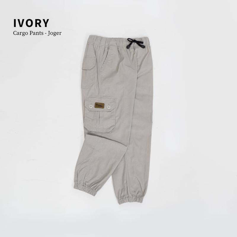 Celana Cargo Joger Remaja Pria Pinggang Karet Bahan Katun Twill Strecth Premium 5