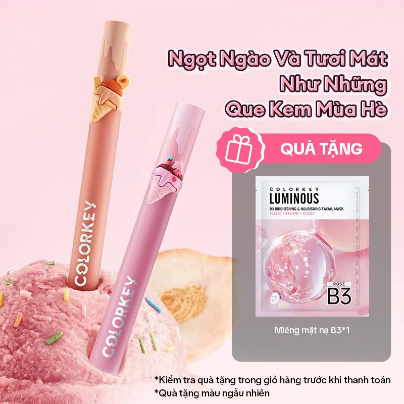 DH-OUTLET Son COLORKEY ICE CREAM 2 phiên bản Màu Sắc Ngọt Ngào Lâu Trôi Cho Môi Xinh Tươi Tắn 1.7g - KCL2L6