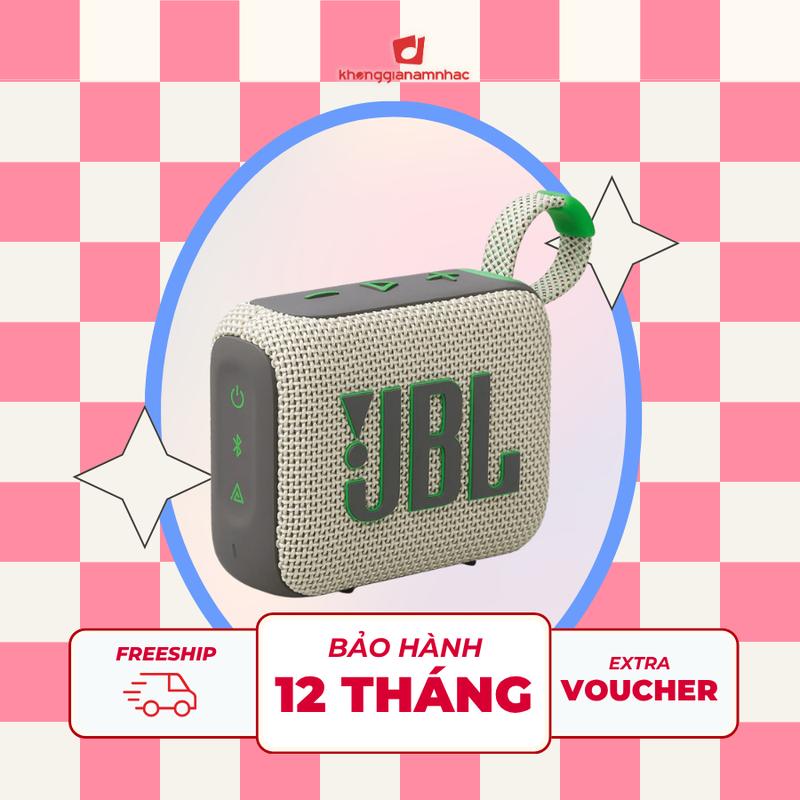 Loa Di Động Bluetooth JBL Go 4- Nghe Nhạc, Củ Loa, Chống nước, Bass căng, Nhỏ gọn