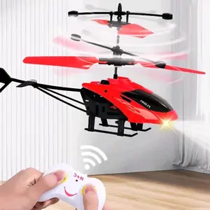 COD  6-18 tahun anak induksi terbang mainan pesawat rc kontrol dengan lampu control remote Toys