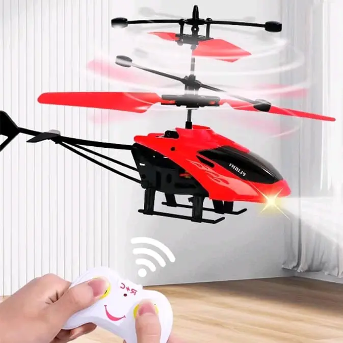 COD  6-18 tahun anak induksi terbang mainan pesawat rc kontrol dengan lampu control remote Toys