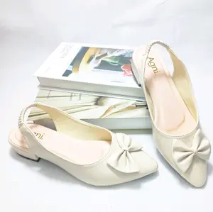 Agni Sepatu MAYRA Heela Wanita Cocok Buat Acara Pesta Hak 3cm Bapau Karet Pita