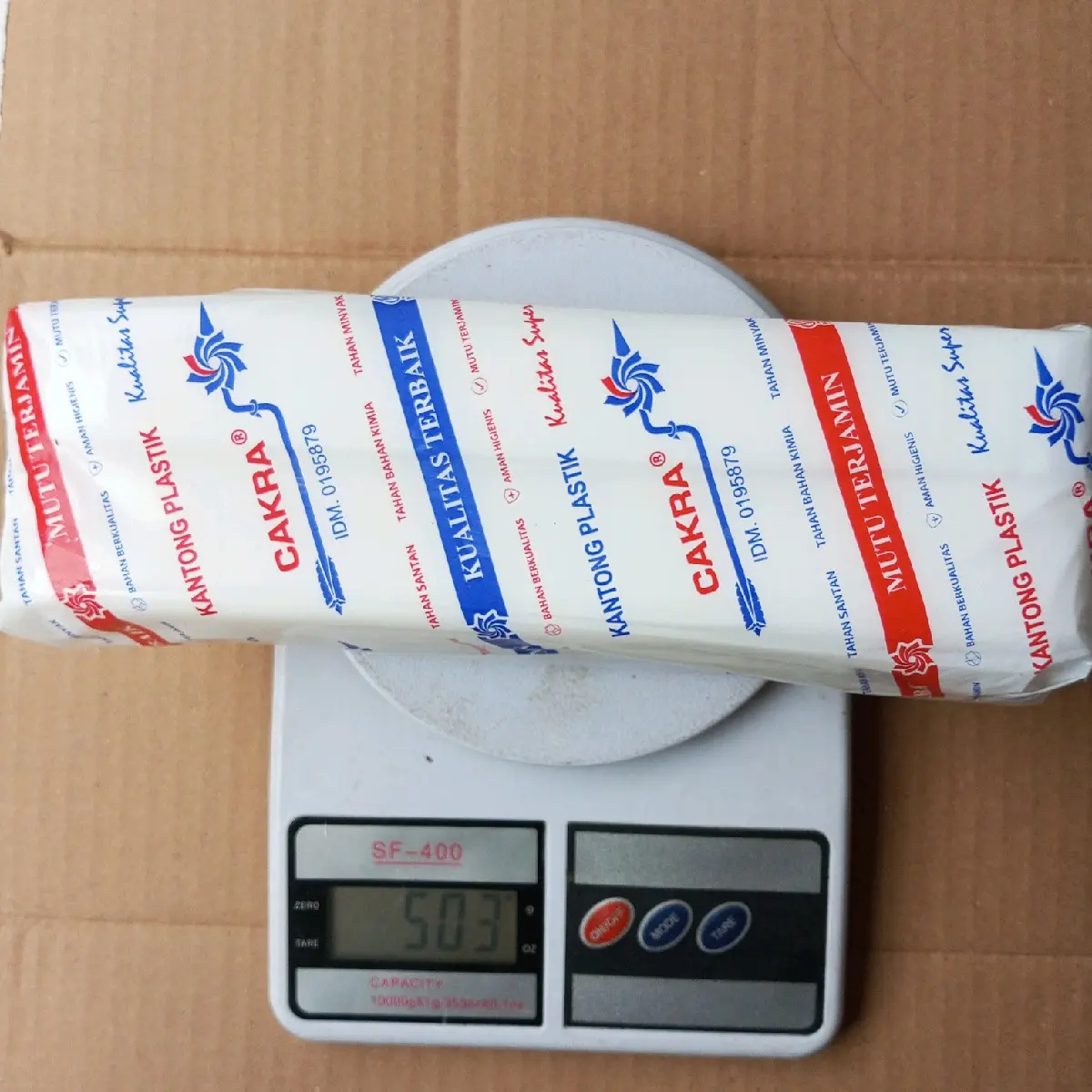 500 Gram Plastik Es Mambo Polos Ukuran 3x23cm - Plastik Es Spidol