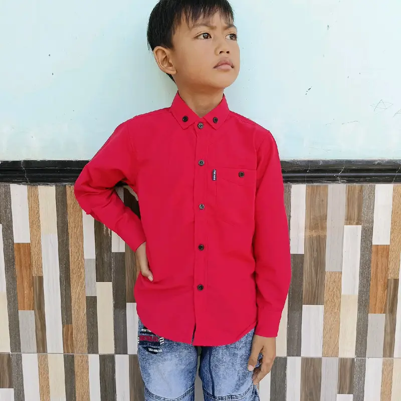 Kemeja lengan panjang Kemeja anak Baju anak pakian anak Fashion 0
