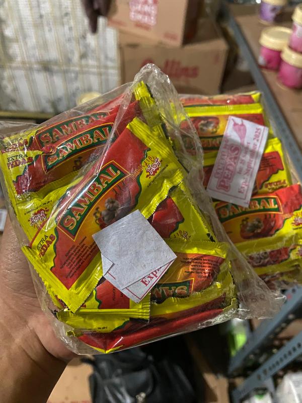[KUNING] Sachet Saus Sambal Pedas 1 Pack Isi 25 Pcs Saos Tomat Praktis 4