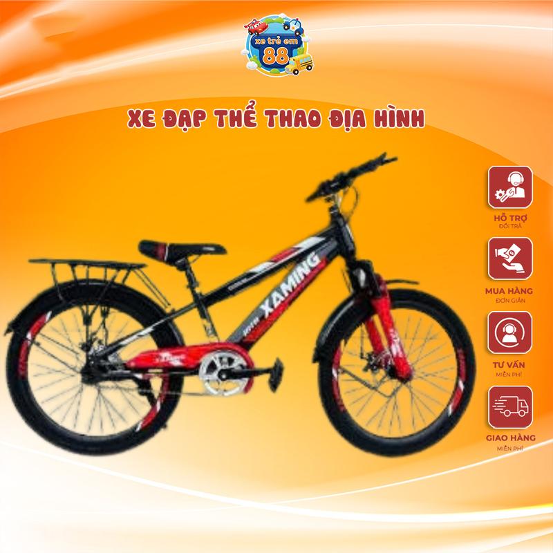 Xe Đạp Địa Hình Thể Thao Giảm Sóc MẪU MỚI Gắn Xe Đạp Sports Mẫu Mới 2024 18-26 inch Sừng Gắn Ghi Đông Yên - Đạp Xe Đạp