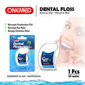 Dental Floss Onemed Life Resources 50m / Benang Gigi 50meter [ Kyomed ]