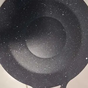 【Littlepolkadot】Pembakaran anti lengket Wooden Handle Alat Panggangan BBQ Grill Pan  Set Korean Wajan Bulat Anti Lengket Pemanggang Serbaguna/BBQ Piring Pemanggang Baja /Panggangan Bulat/Alat panggang serbaguna/Alat panggang sate pembakaran anti lengket