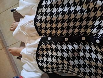 Product Review of Suzan Blouse Kemeja Mix Cotton Knit - Rajut Korea Style Atasan Wanita TM 70135 from B**👸 0