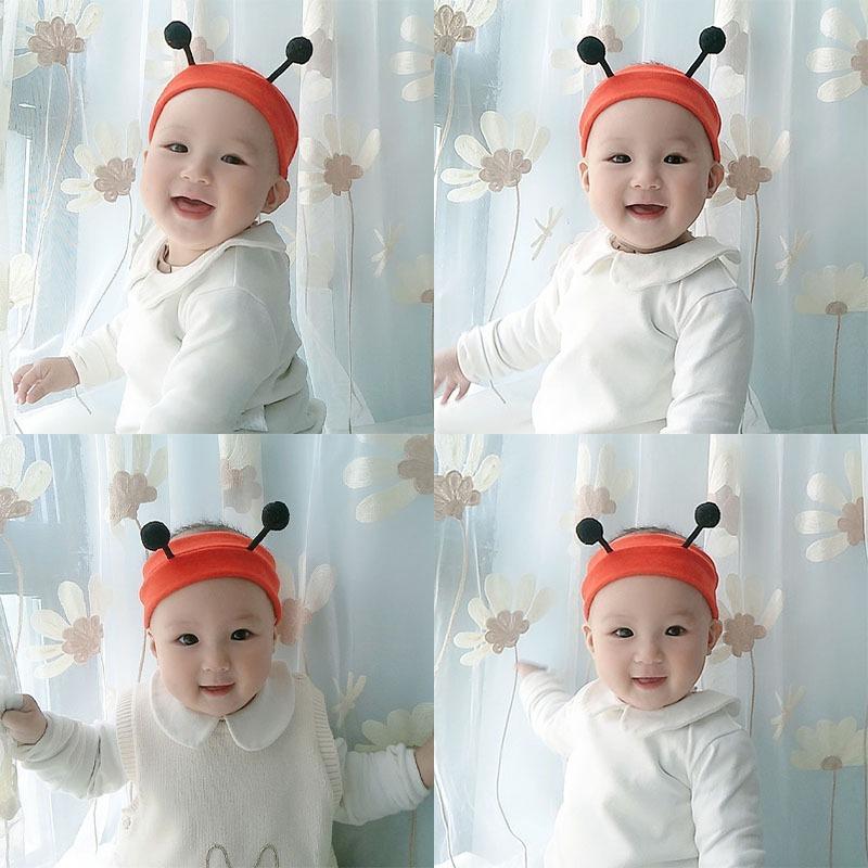 Product Introduction of Outdoor Children's Headwear New Solid Color Cute Headband Baby Halogen Door Headband 9
