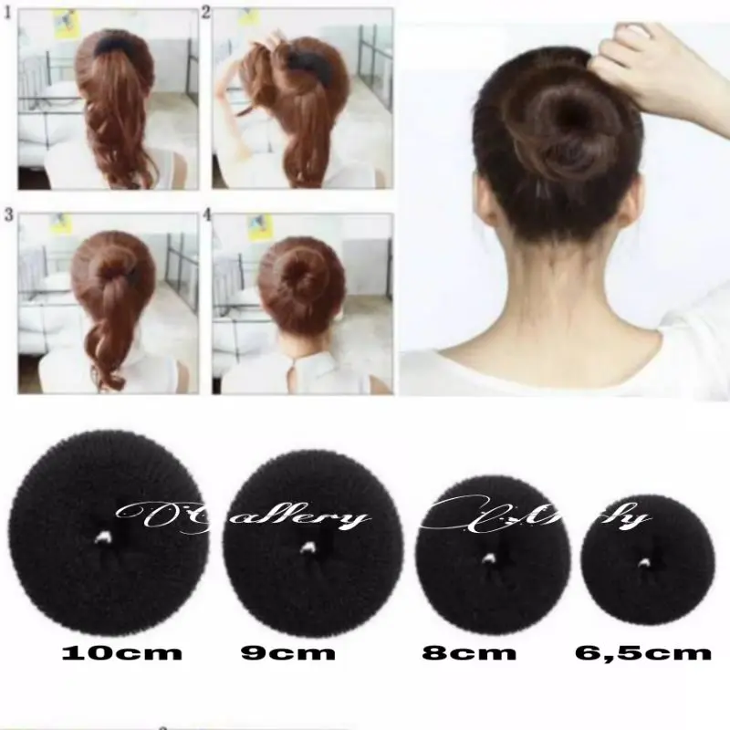 hair Donat Rambul Cepol Rambut black hitam