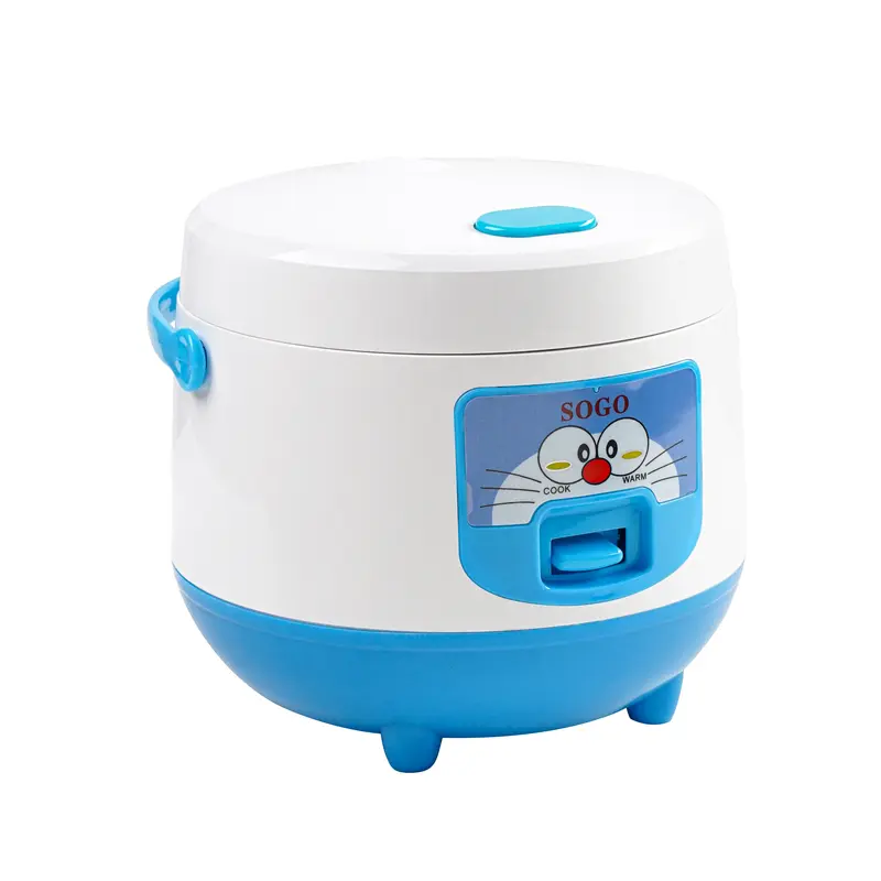 Magic Com 3-in-1 SOGO 1L - Penanak Nasi Mini Anti Lengket dengan Panci Teflon dan Rantang Pengukus - Sendok 3