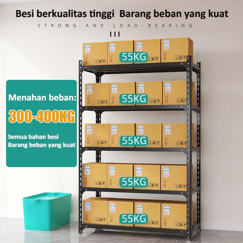 【Ready COD】100% BESI Rak Besi Susan 5/6 tingkat Rack Besi Tinggi 150CM ...