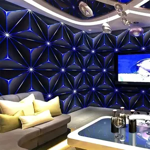 COD WALLPAPER STICKER / WALLPAPER DINDING MOTIF GEOMETERIS 3D 4 METER X 45 CM