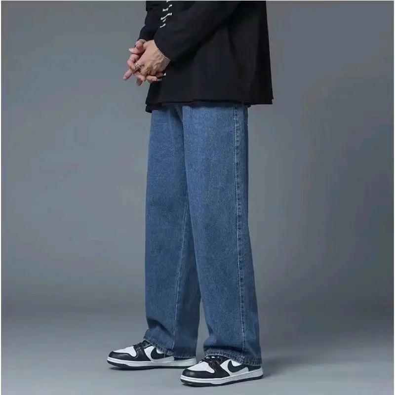 Vailies  Celana jeans Gombrong Reguler beggy pants korean style bahan premium tebal Panjang Baggy