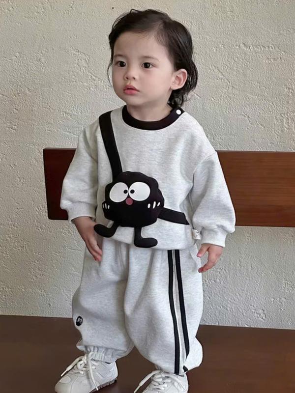 MẸ THÓC set bé trai: set bộ nỉ đính hình thú 3D ngộ nghĩnh quần jogger thể thao by KID CLOTHING