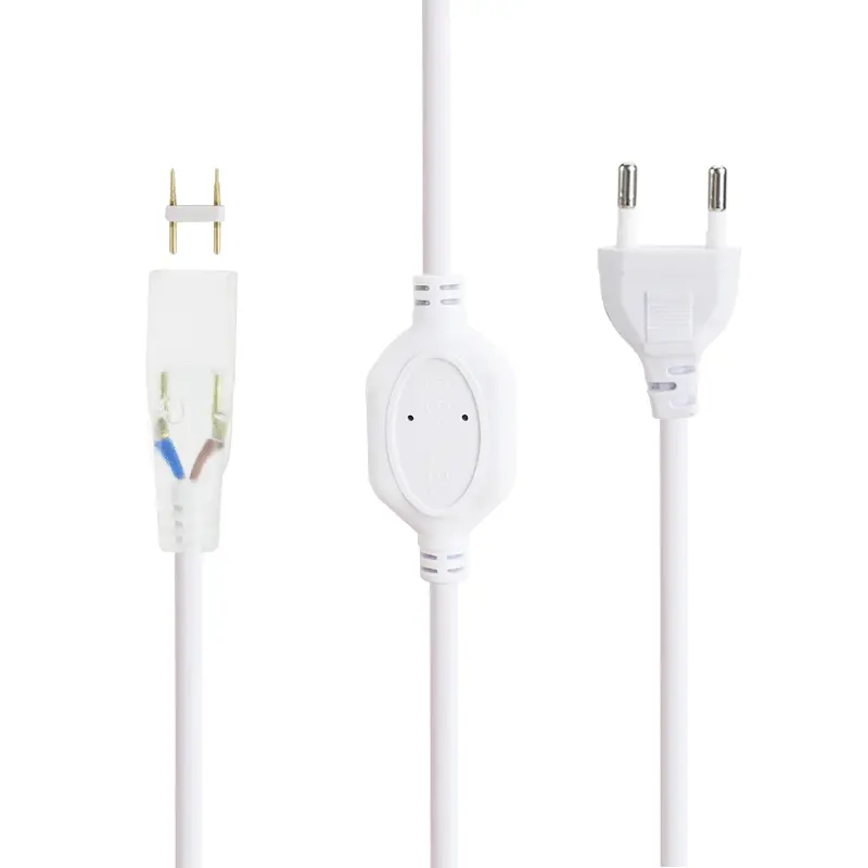 SOKET KONEKTOR COLOKAN LAMPU LED NEON FLEX SELANG 220V