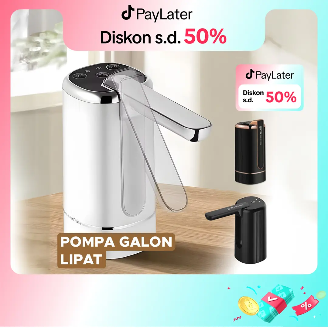 Goto [COD] Merlyn Pompa Galon Lipat Electric Dispenser Air Minum USB Charge
