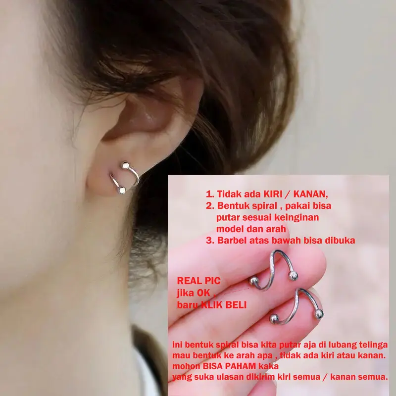 Anting Mini Anting Korean Kekinian Aksesoris Wanita AT620 Perhiasan Earrings