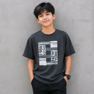 PROMO Bundling Isi 2 kaos anak Motif Yunior  Terbaru bahan katun tebal