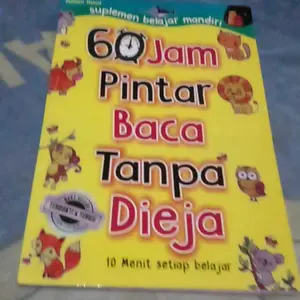 buku 60 jam pintar baca tanpa dieja orginal