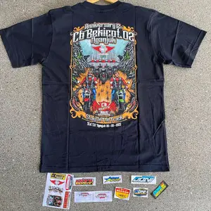 kaos acara CB BEKICOT nganjuk anniversary 12 tahun original asli