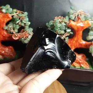 Natural Black Obsidian Rough (13)