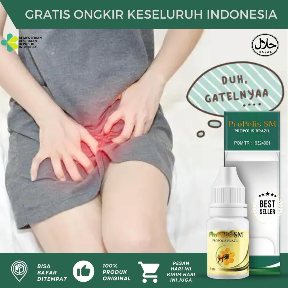 Propolis SM Untuk Gatal Bau Miss V, Luka Lecet Gatal Kelamin, Miss V Nyeri Iritasi, Balanitis Pria Perawatan Kewanitaan