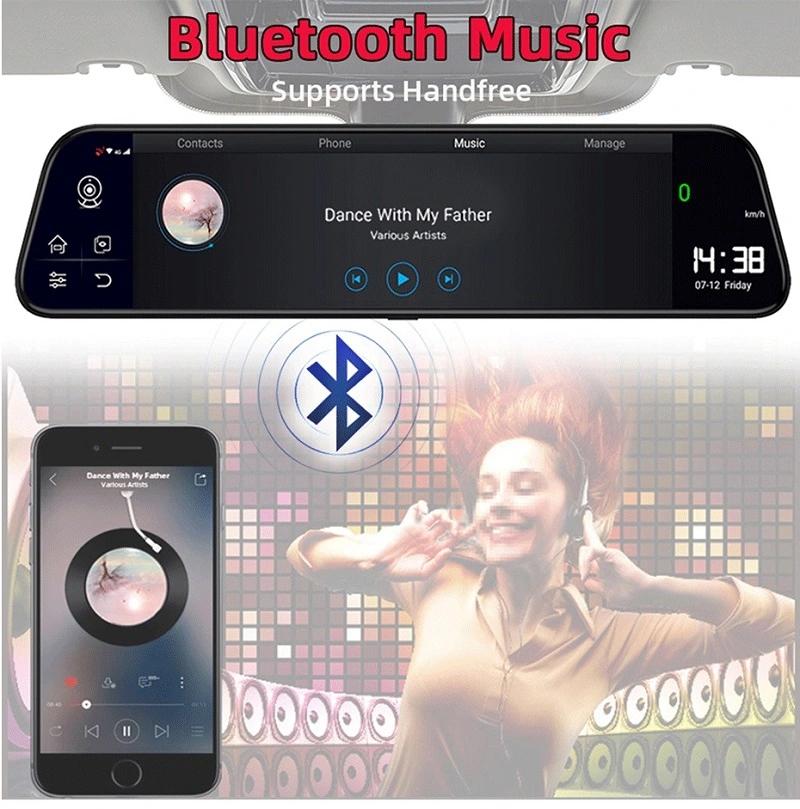 Product Introduction of Z68 12" Rearview mirror 4G Android 8.1 dash camera 2G RAM 32G ROM GPS Navigation car video recorder ADAS WiFi night vision 20