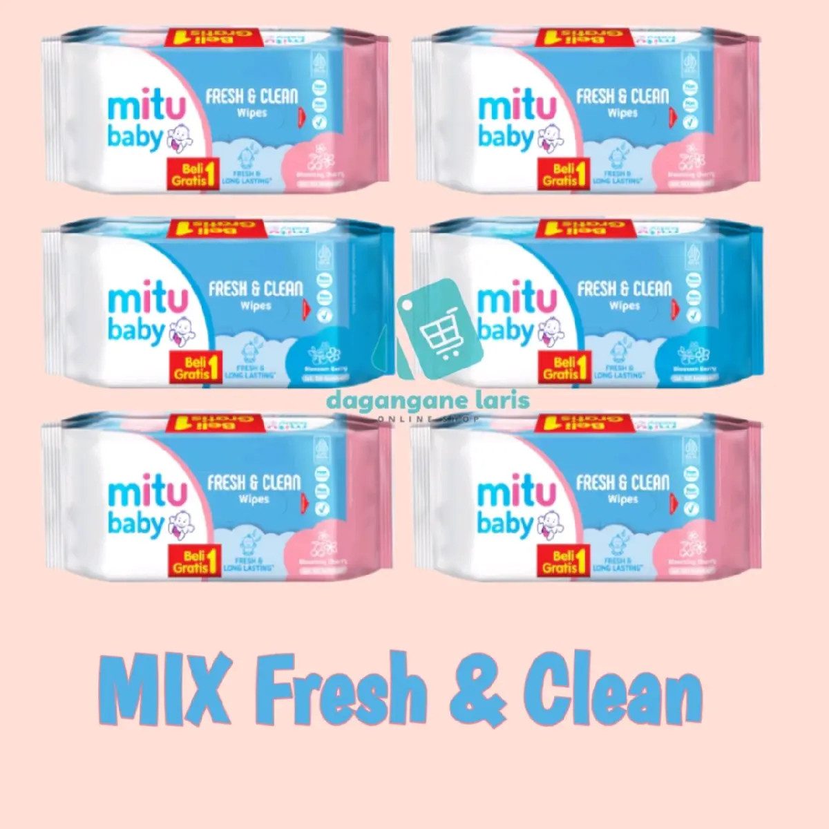 MIX Fresh&Clean 3pack/6pcs