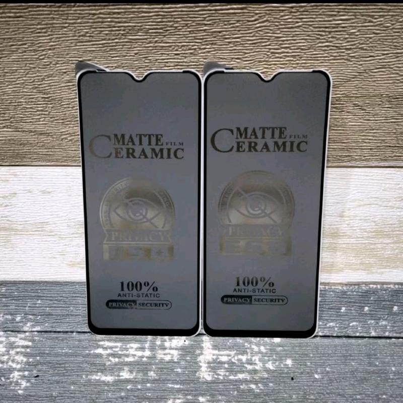 anti gores Privacy Ceramic SPY OPP A16 / A15 / A15s / A35 / A17 / A17K / A18 / A38 / A55s / A53s 5G / A5 2020 / A9 2020 / A31 / A8 / A16K / A16E / A16S / A16e / A58 5G / A78 5G / A57 / A77 TG Tempered Glass Privacy Anti Spy anti Kepo Anti intip 4