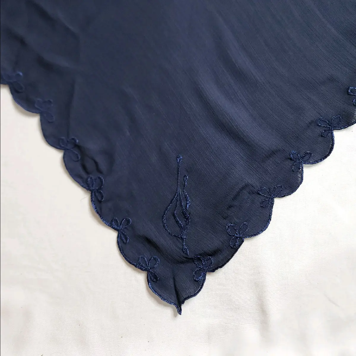 TRISCARF SATIN MATERIAL WITH EMBROIDERY DESIGN 6