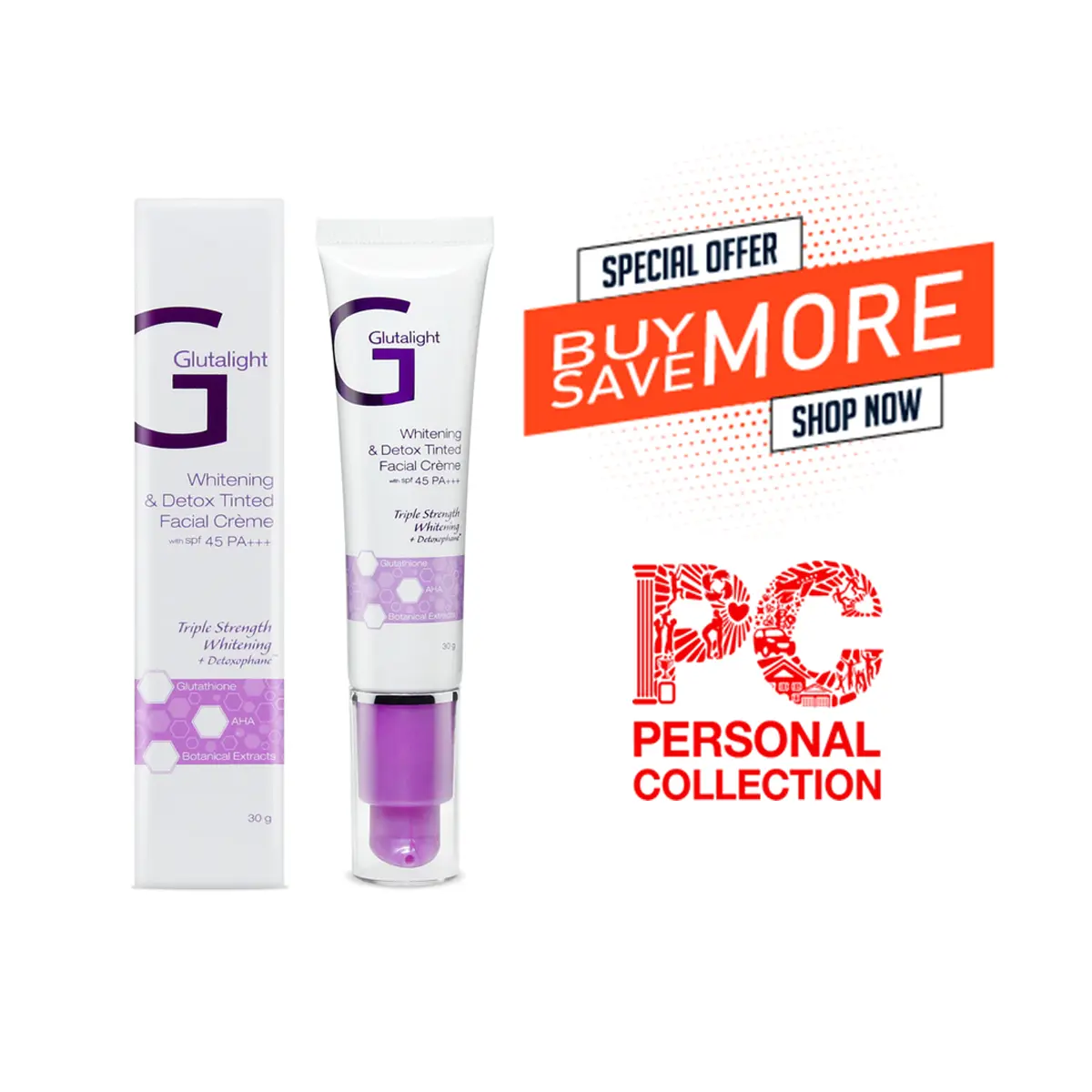Glutalight Whitening & Detox Tinted Facial Crme 30g, Moisturizers,  Skincare, Spf, Comfort, Skin Repair, Cream, Brightening, Cleansing,  Organic, Pack, Radiant, Sunscreen, personal collection - TikTok Shop  Philippines